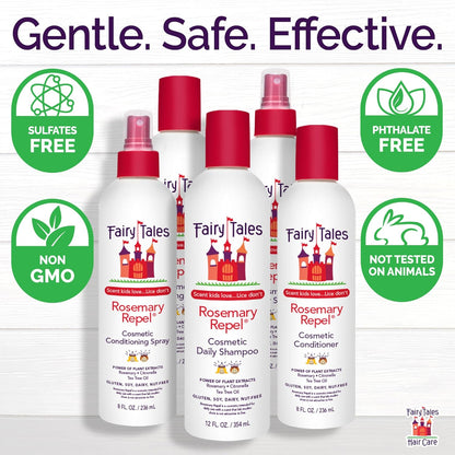 Rosemary Repel Daily Kids Conditioner– Kids like the Smell, Lice Do Not, 32 Fl Oz. (Pack of 1)